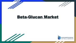 Beta-Glucan Market size worth US$600.982 million by 2027