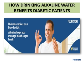 HOW DRINKING ALKALINE WATER BENEFITS DIABETIC PATIENTS