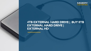4TB External Hard Drive   Buy 8TB External Hard Drive  External HD