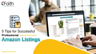 5 Tips for Successful Professional Amazon Listings