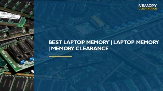 Best Laptop Memory  Laptop Memory  Memory Clearance