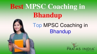 Top MPSC Coaching in Bhandup