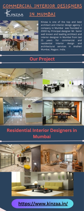 Commercial Interior Designers in Mumbai  Commercial Architect in Mumbai  Kinzaa