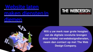 Website laten maken diensten in diemen