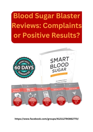 Blood Sugar Blaster Reviews Complaints or Positive Results (1)