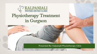 Advanced Physiotherapy Treatment in Gurgaon