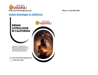 Indian Astrologer in California - astrovishnuguruji