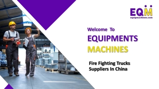 Fire Fighting Trucks Suppliers In China