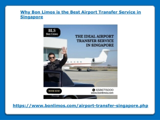 Why Bon Limos is the Best Airport Transfer Service in Singapore