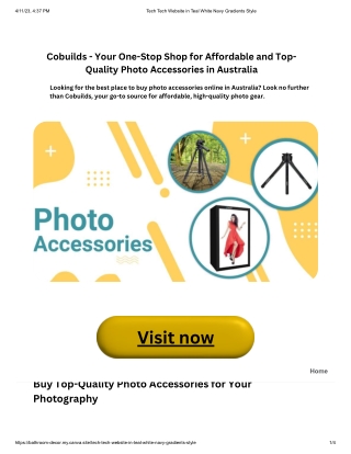 Affordable and Top-Quality Photo Accessories in Australia