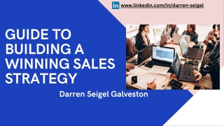 How Darren Seigel Galveston Helps Businesses Thrive in Competitive Industries