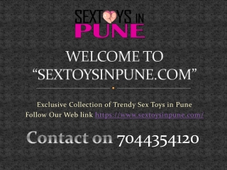 Exclusive Collection of Trendy Sex Toys in Pune