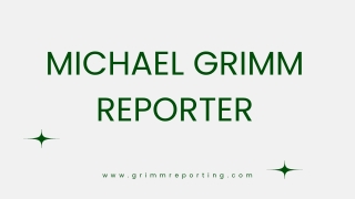 Michael Grimm Reporter