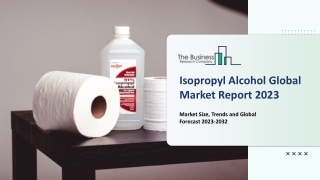 Global Isopropyl Alcohol Market Report By Size, Share And Forecast To 2023-2032