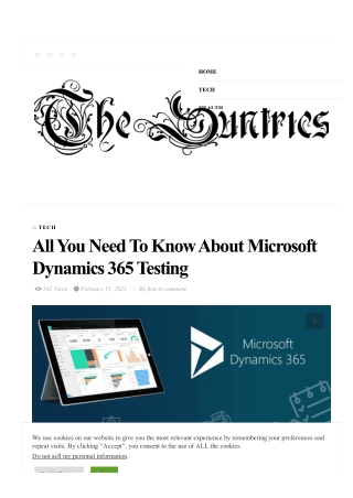 All You Need To Know About Microsoft Dynamics 365 Testing