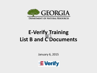 E-Verify Training List B and C Documents