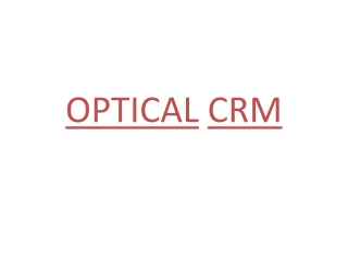 Barcode Inventory Management System | Optical CRM