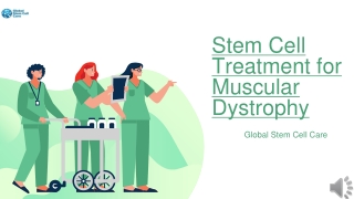 Stem Cell Treatment for Muscular Dystrophy