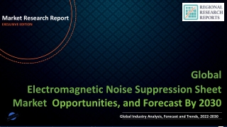 Electromagnetic Noise Suppression Sheet Market Expected to Expand at a Steady 2022-2030
