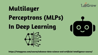 multilayer perceptrons in deep learning