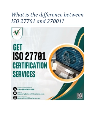 What is the difference between ISO 27701 and 27001?