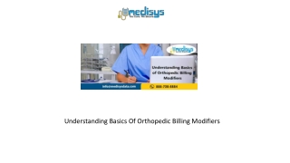 Understanding Basics Of Orthopedic Billing Modifiers
