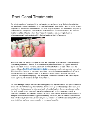 Root Canal Treatments