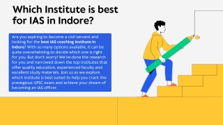 Which Institute is best for IAS in Indore