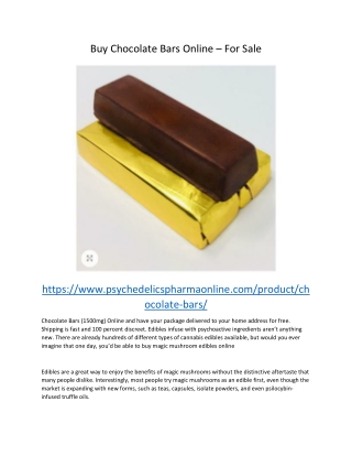 Buy Chocolate Bars Online