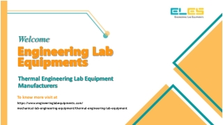 Thermal Engineering Lab Equipment Manufacturers