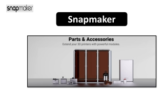 Features of Snapmaker Air Purifier