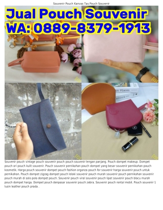 Ö889~8З79~191З (WA) Pouch Atau Dompet Souvenir Pouch Transparan