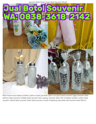 ౦8З8-ЗᏮl8-ᒿl4ᒿ (WA) Botol Souvenir Ruang Tamu Tumbler Souvenir Pernikahan