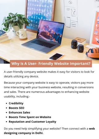 Why Is A User- Friendly Website Important?