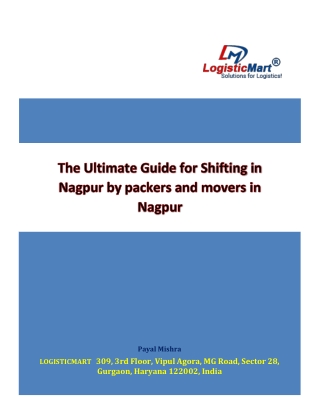 The Ultimate Guide for Shifting in Nagpur by packers and movers in Nagpur