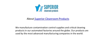 superior CoverallsSuperior Cleanroom Products - Wipes, Gloves, Coveralls, Lab co