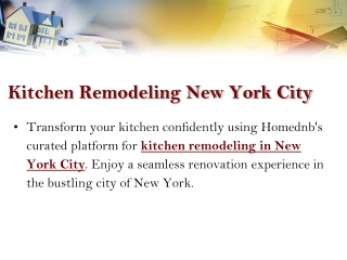 Home Remodeling New York