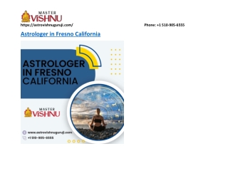 Indian Astrologer in Fresno California - astrovishnuguruji