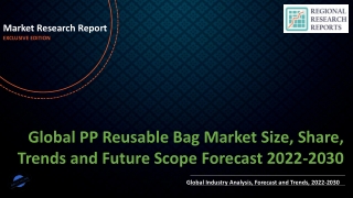 PP Reusable Bag Market Size, Share, Trends and Future Scope Forecast 2022-2030