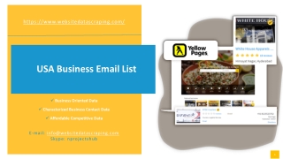 USA Business Email List