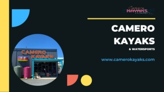 Buy your choicest angling kayaks from Camero Kayaks, the foremost kayak store near me