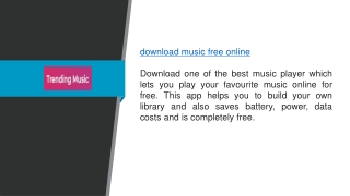 Download Music Free Online Trending.fm