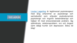 Louise Lagerling  louiselagerling.se