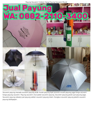 O882_2llO_ᣮㄐOO (WA) Payung Botol Promosi Souvenir Payung Manado