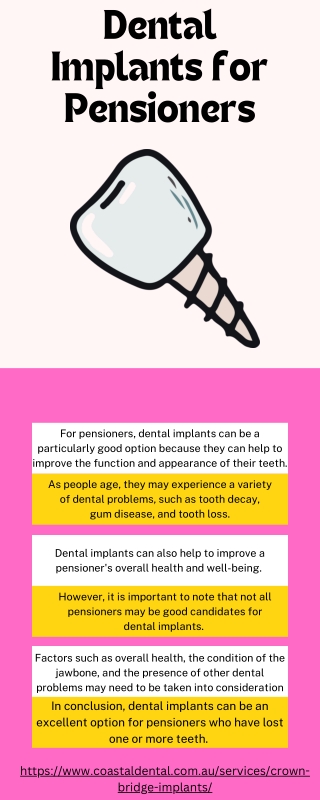 Dental Implants for Pensioners
