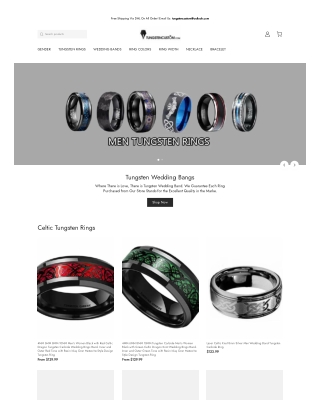Tungsten Wedding Rings For Men | Tungsten Rings Custom | Tungsten Wedding Bands