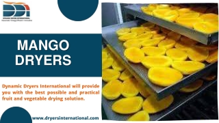 Mango Dryers
