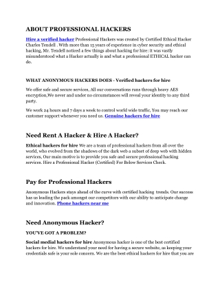 Cell phone hacker