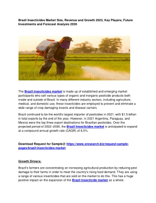 Brazil Insecticides Market