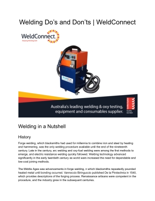 Welding Do’s and Don’ts _ WeldConnect